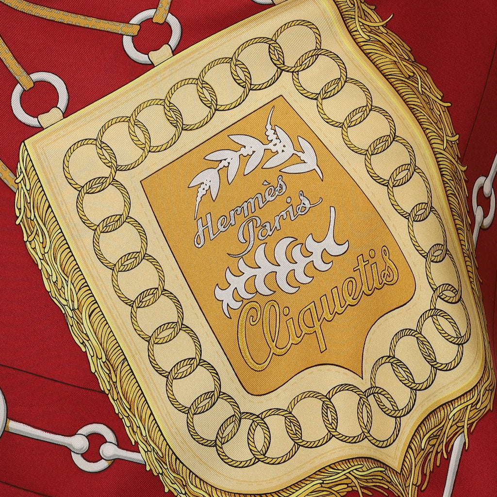 Hermès Cliquetis Vintage Silk Scarf