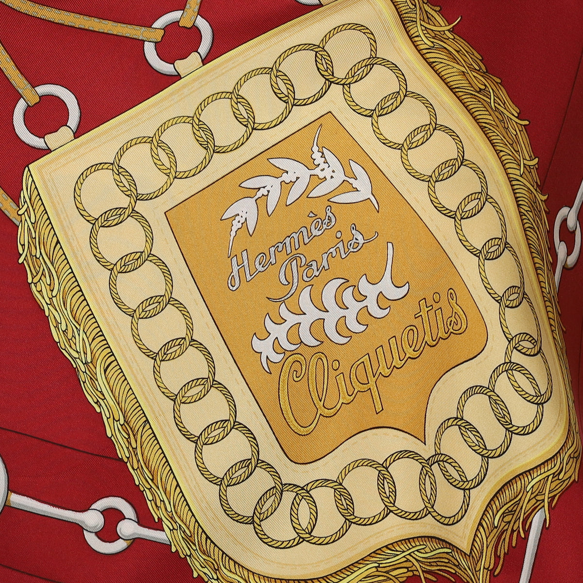 Hermès Cliquetis Vintage Silk Scarf