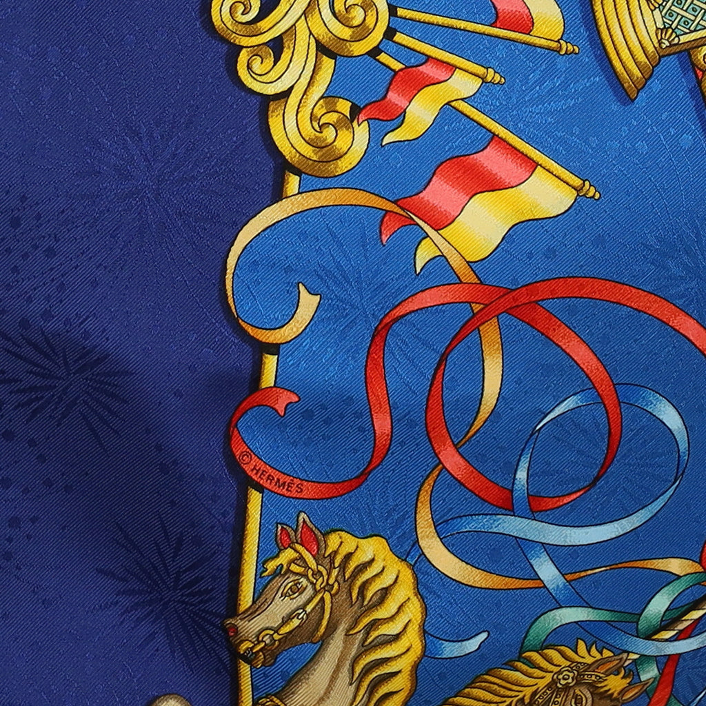 Brand New Hermès Luna Parc Silk Opera Scarf