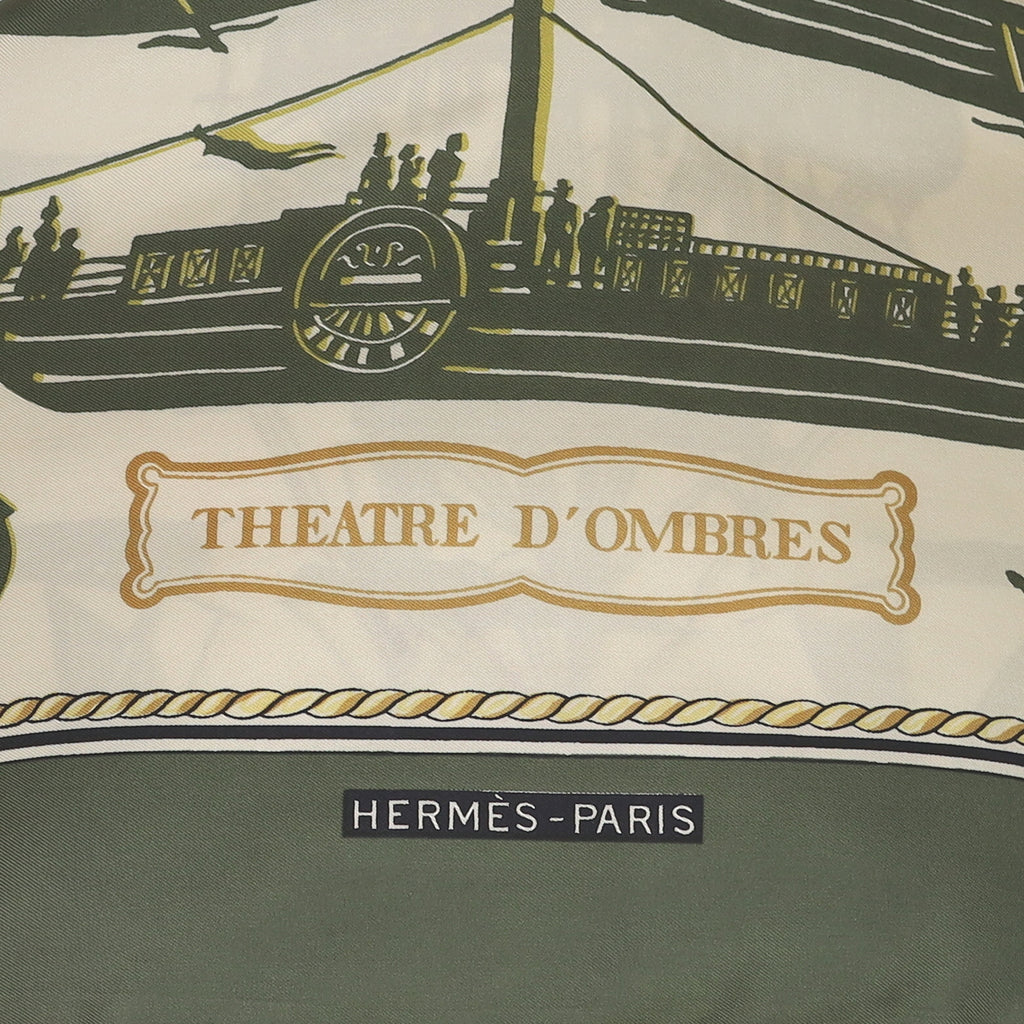 Hermès Theatre D'Ombres Silk Opera Scarf