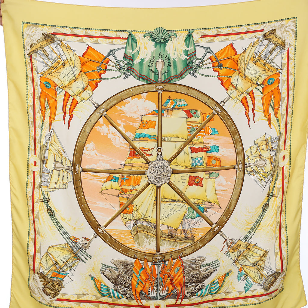 Vive Le Vent Hermès Silk Scarf