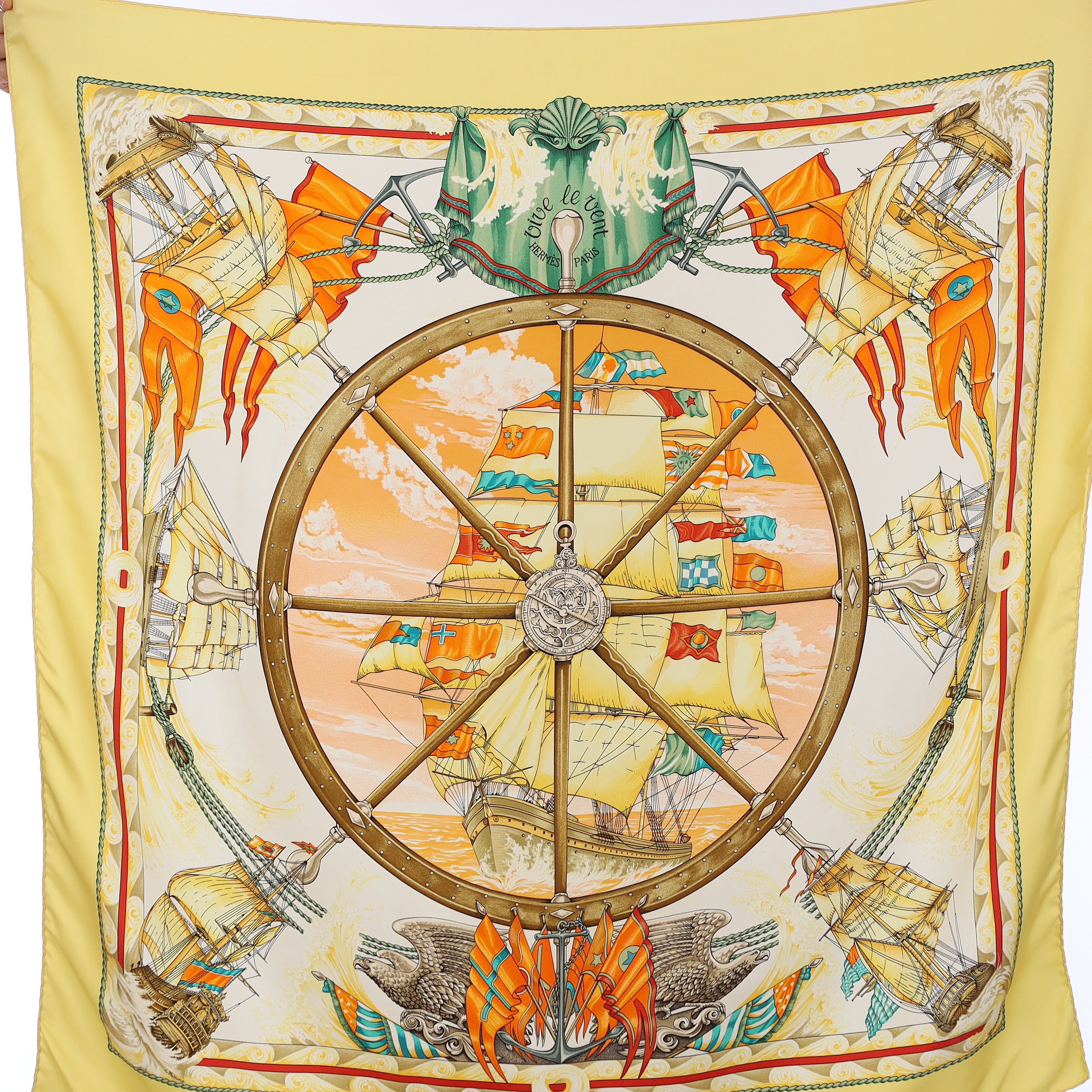 Vive Le Vent Hermès Silk Scarf