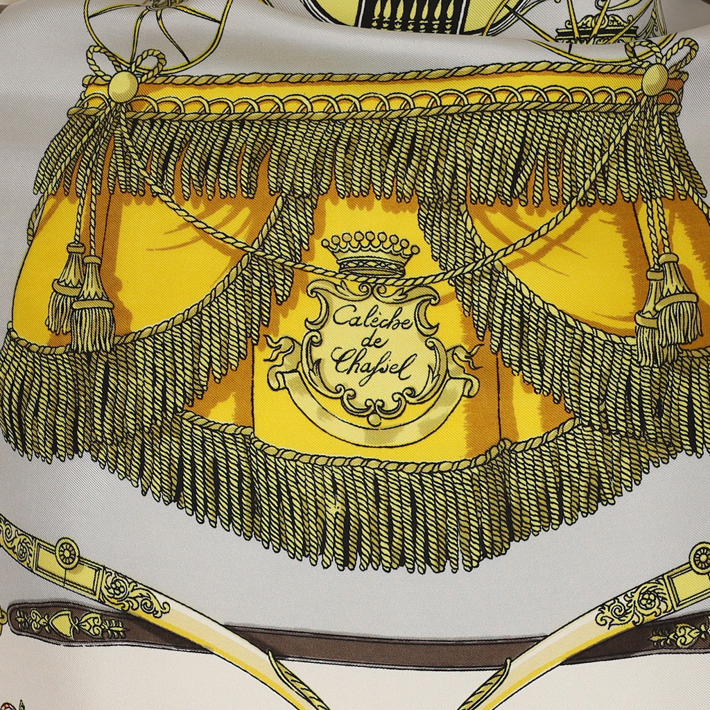 Hermès Harnais a L'anglaise Vintage Silk Scarf