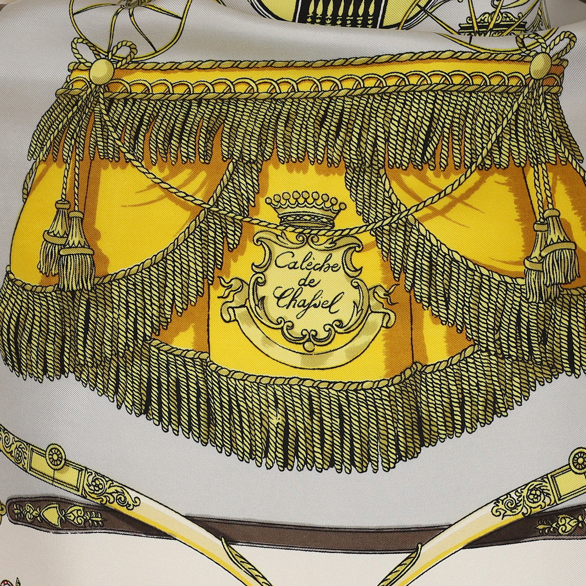 Hermès Harnais a L'anglaise Vintage Silk Scarf