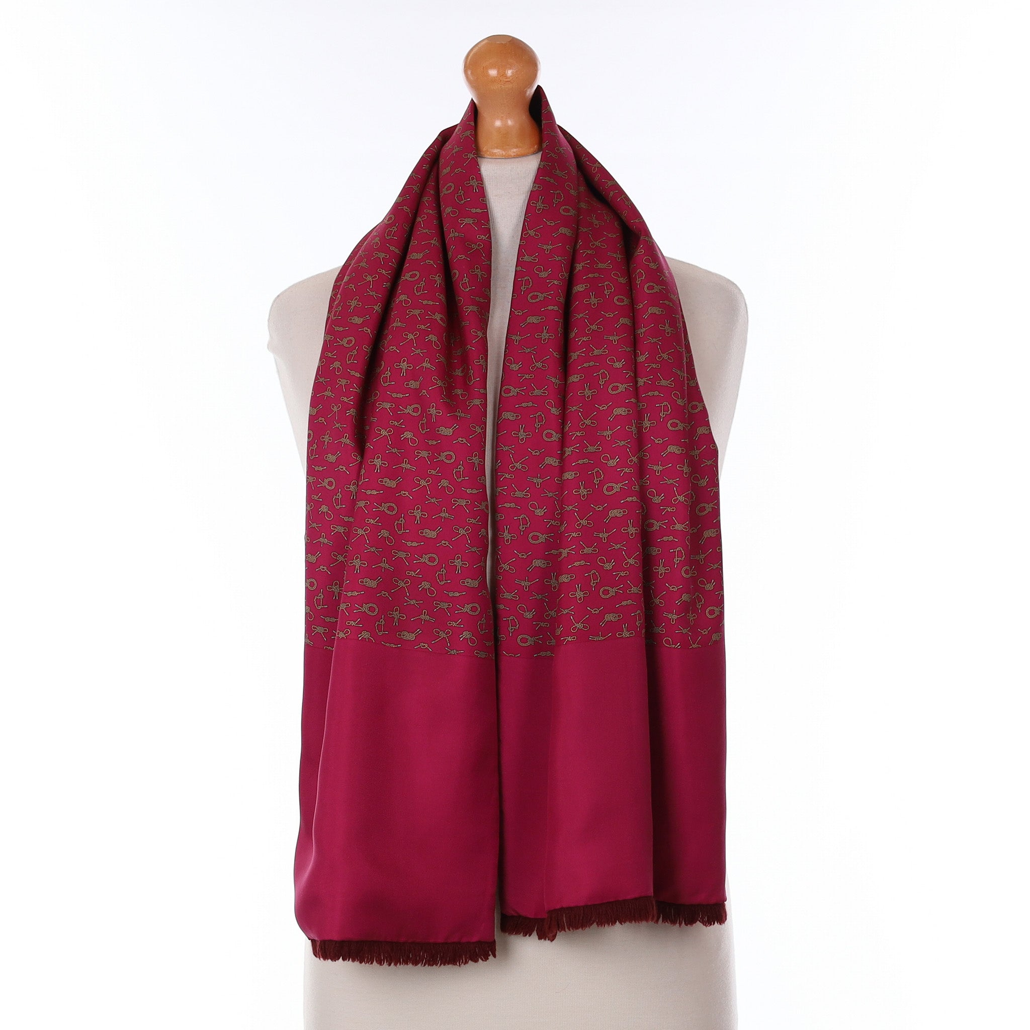 Hermès Silk and Angora Opera Scarf