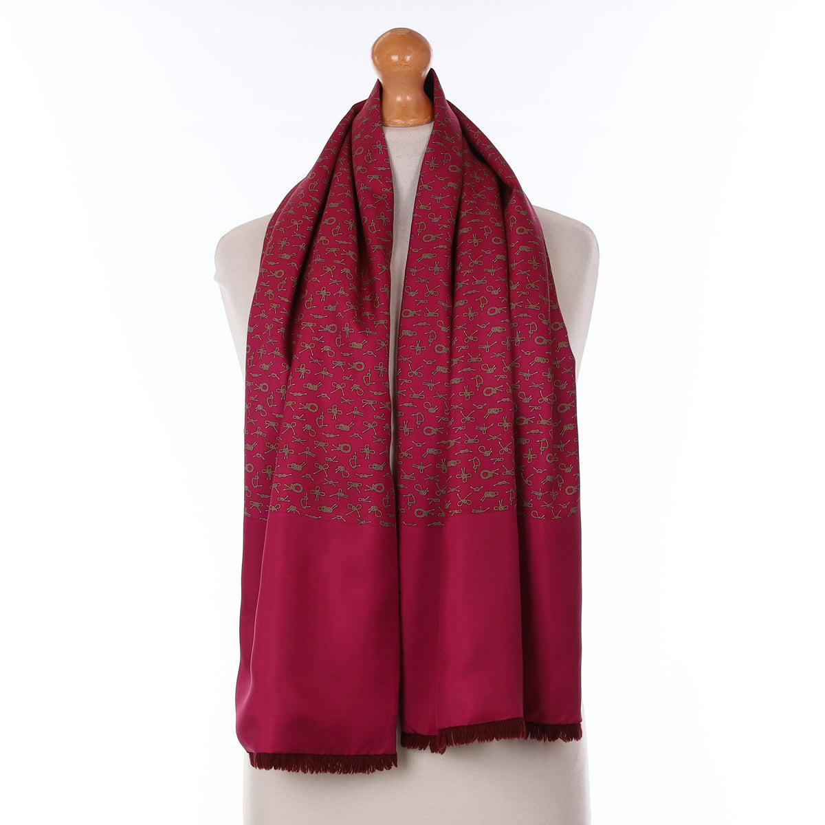 Hermès Silk and Angora Opera Scarf