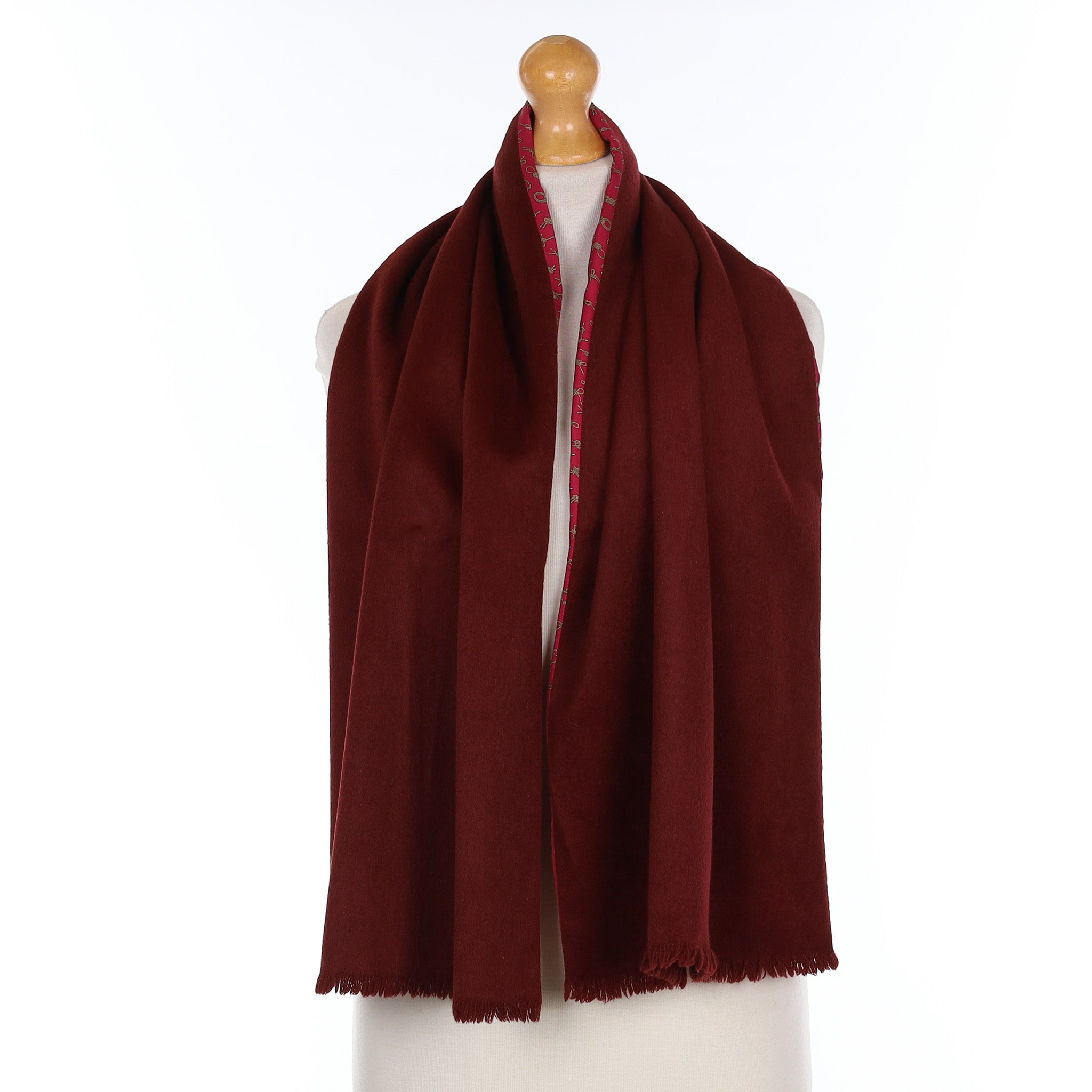 Hermès Silk and Angora Opera Scarf