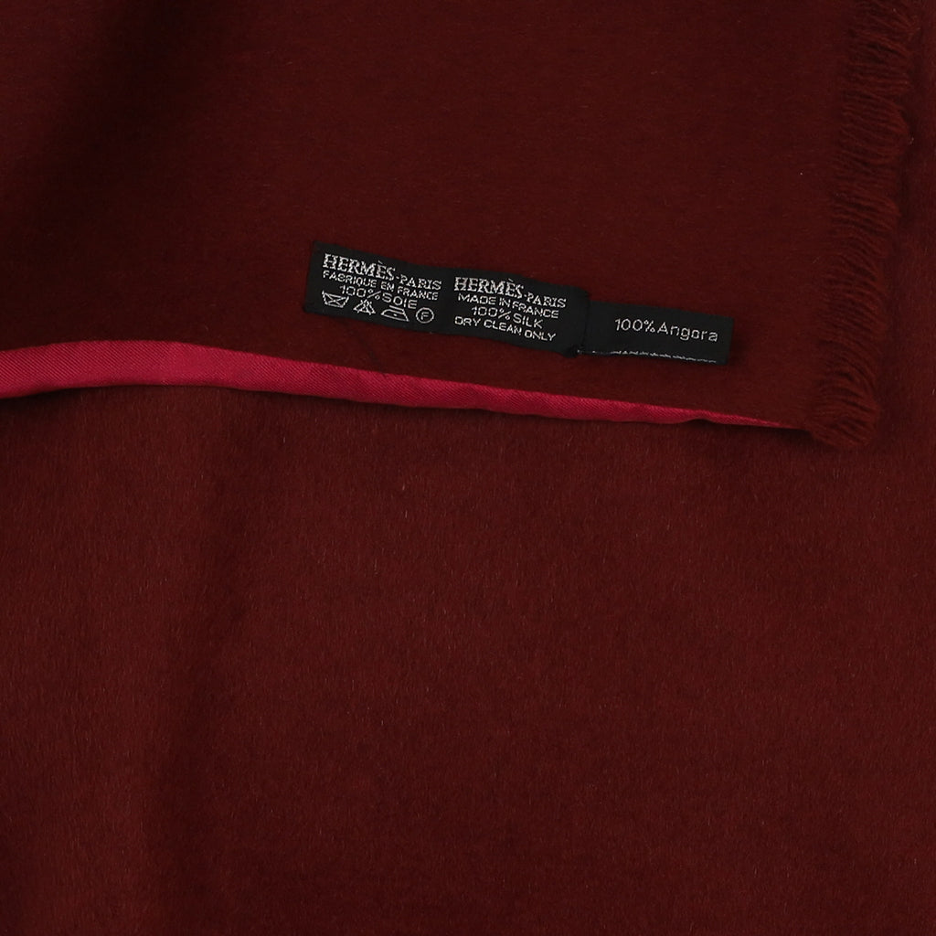Hermès Silk and Angora Opera Scarf