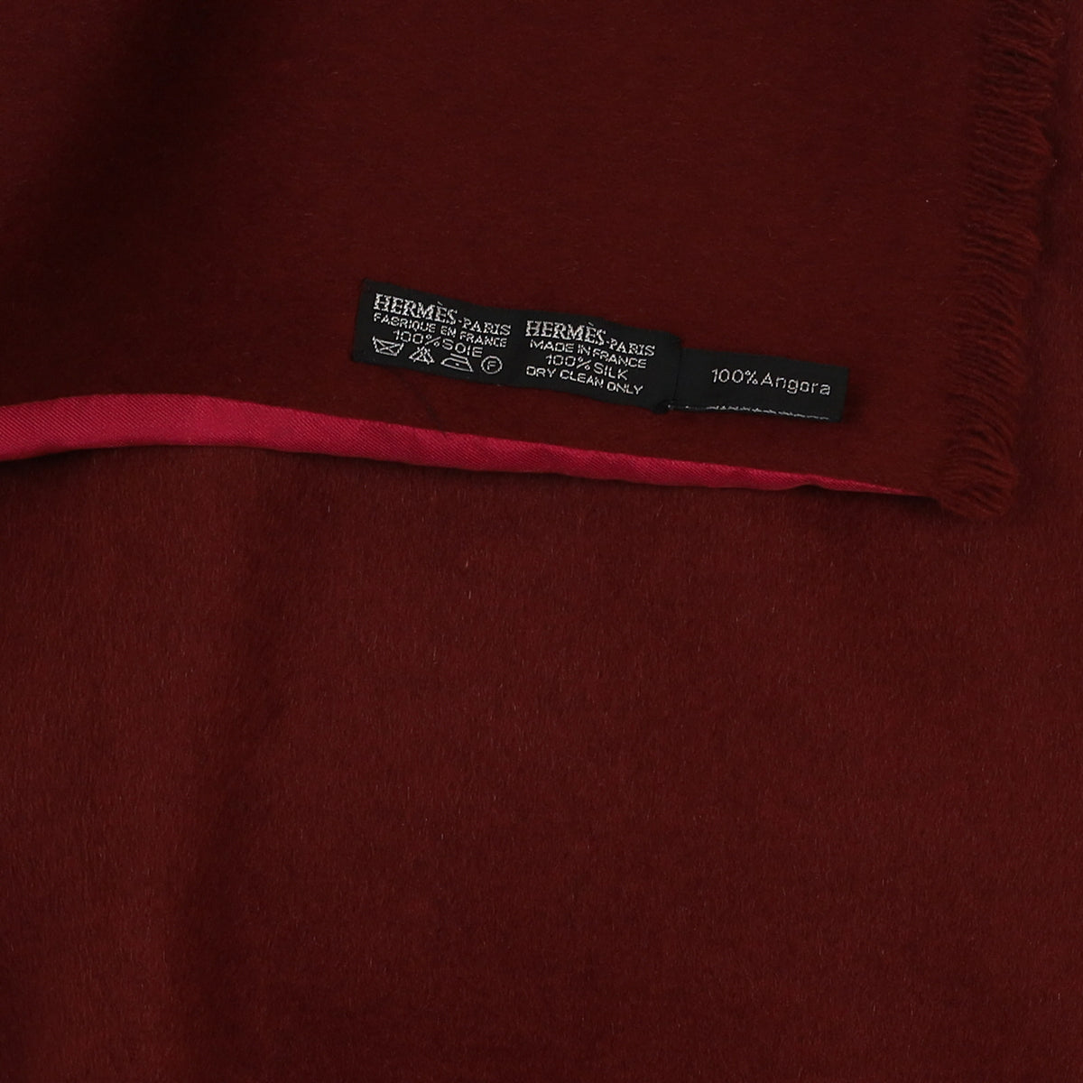 Hermès Silk and Angora Opera Scarf