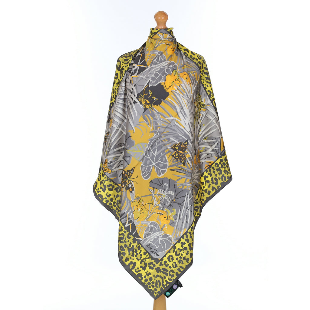 Brand New Ken Scott Jungle Silk Scarf