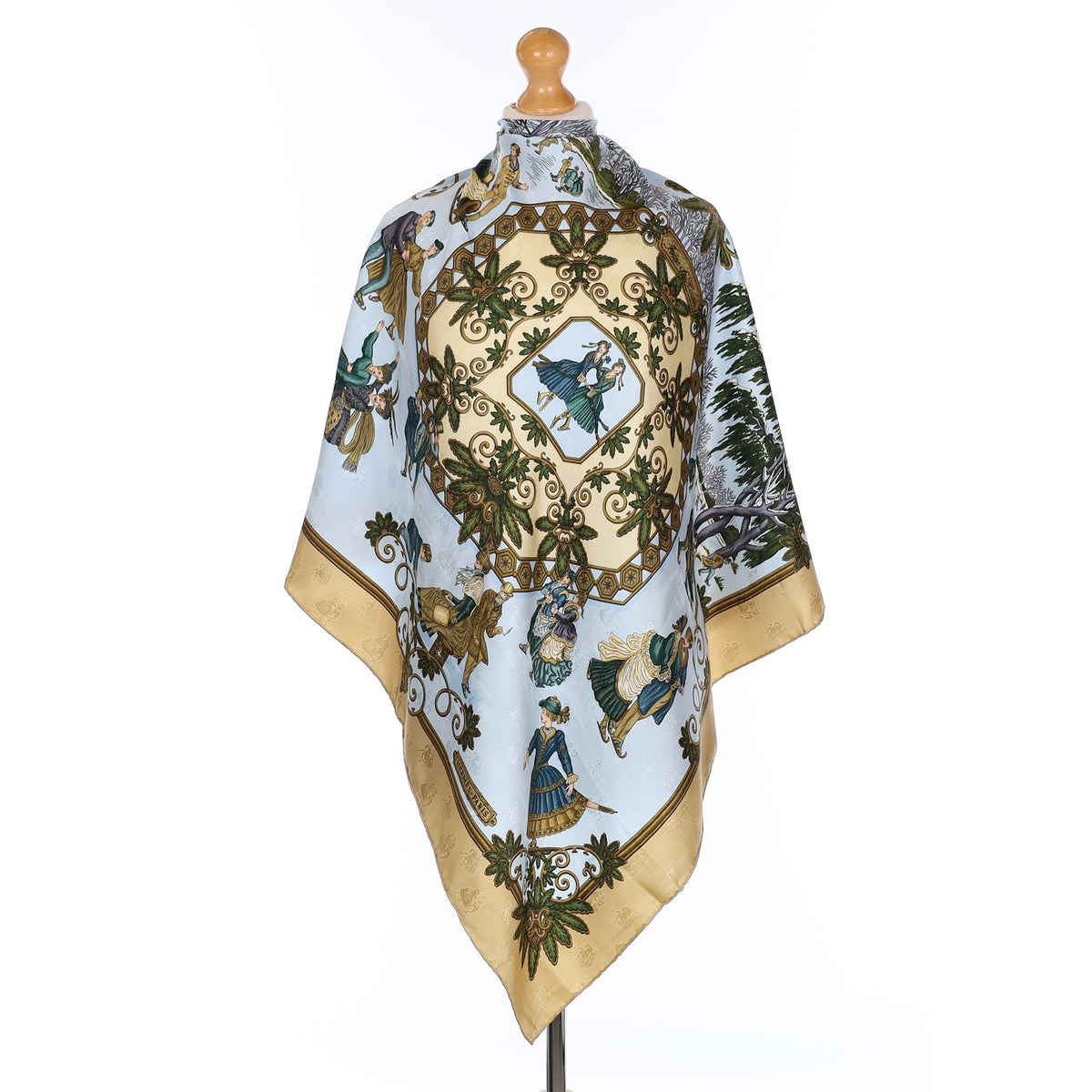 Hermès Joies D'hiver Silk Scarf Rare