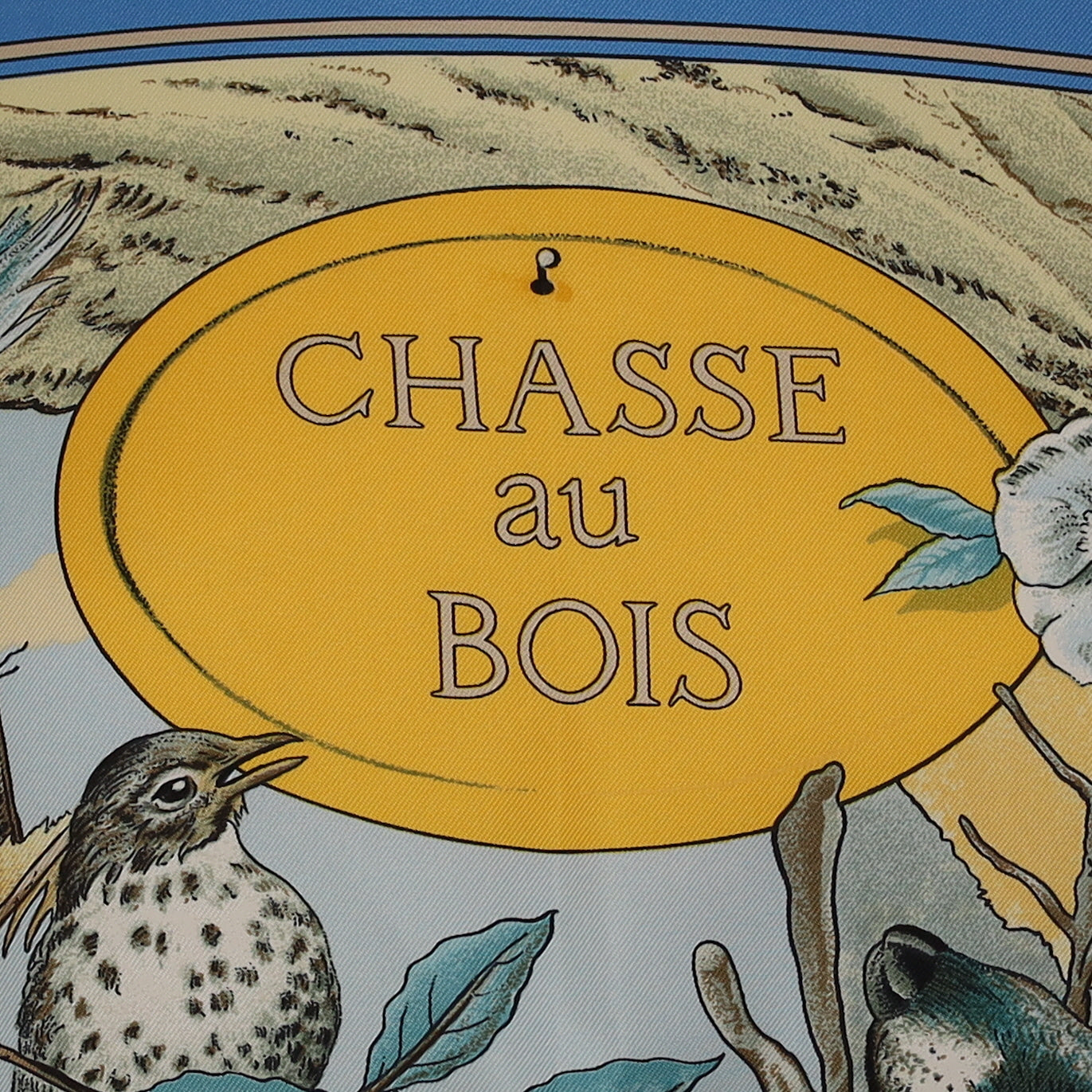 Pristine Boxed Hermès Chasse au Bois Silk Scarf Quite Rare