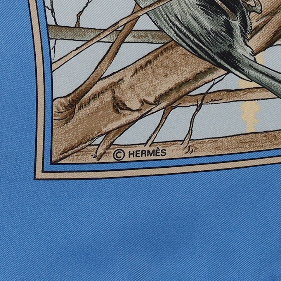 Pristine Boxed Hermès Chasse au Bois Silk Scarf Quite Rare