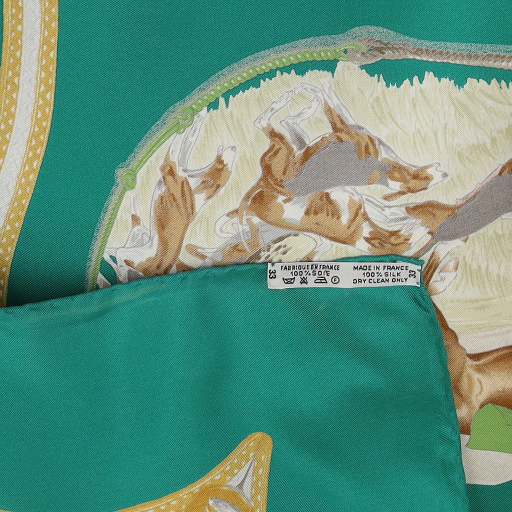 Hermès Le Laisser Courre Silk Scarf Rare