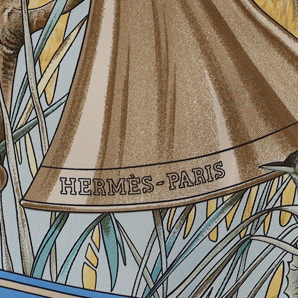 Pristine Boxed Hermès Chasse au Bois Silk Scarf Quite Rare
