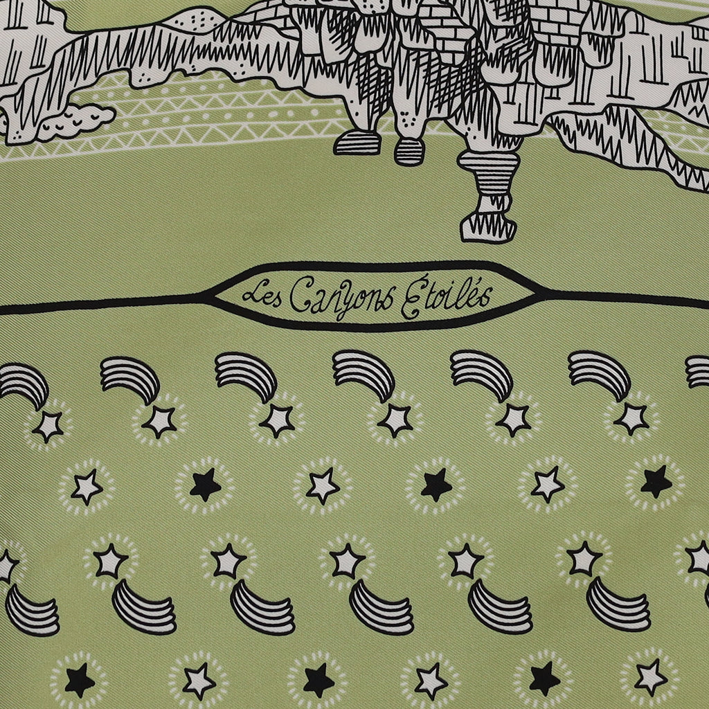 Les Canyons Etoiles Hermès 55 Silk Scarf