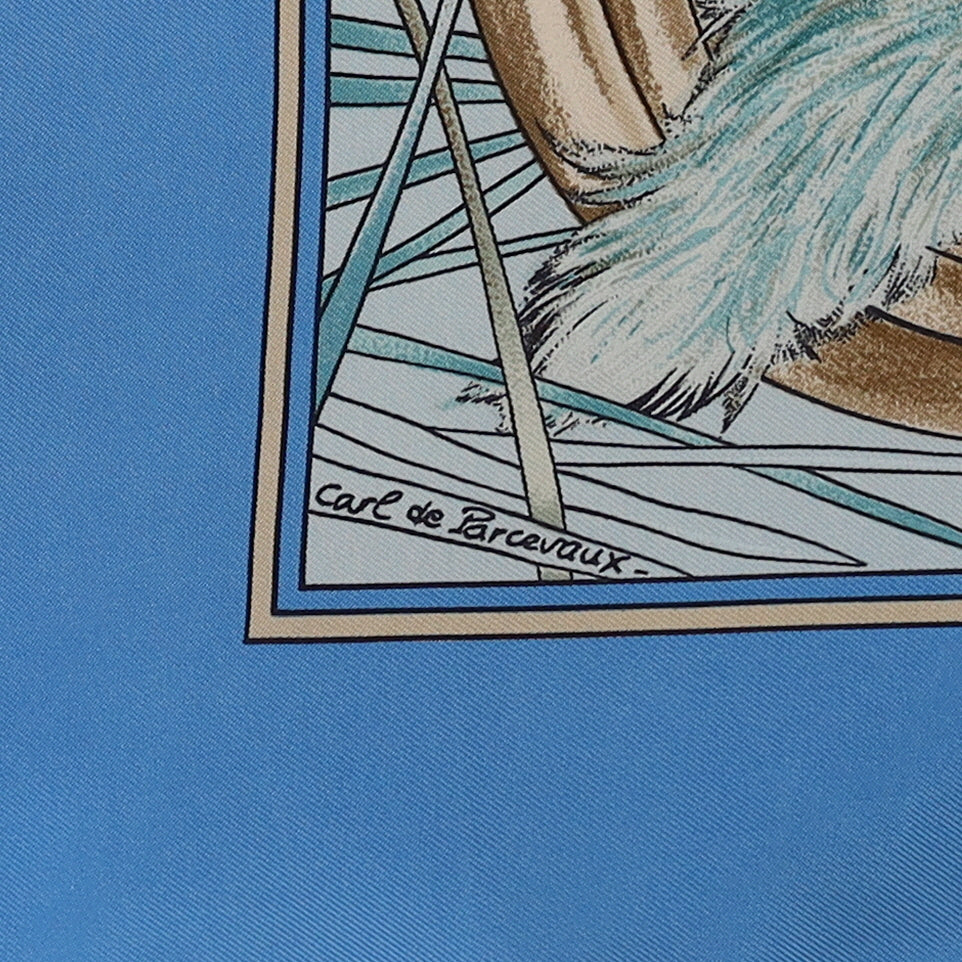 Pristine Boxed Hermès Chasse au Bois Silk Scarf Quite Rare