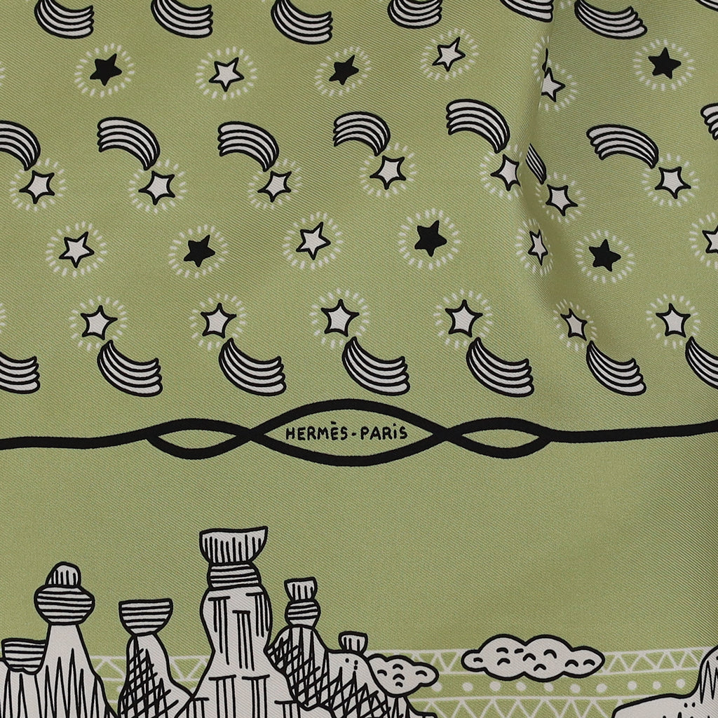 Les Canyons Etoiles Hermès 55 Silk Scarf