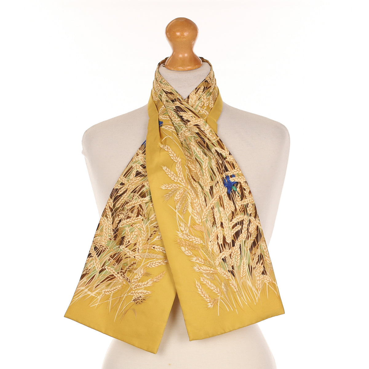 Hermès Ascot Les Blés Silk Scarf Quite Rare