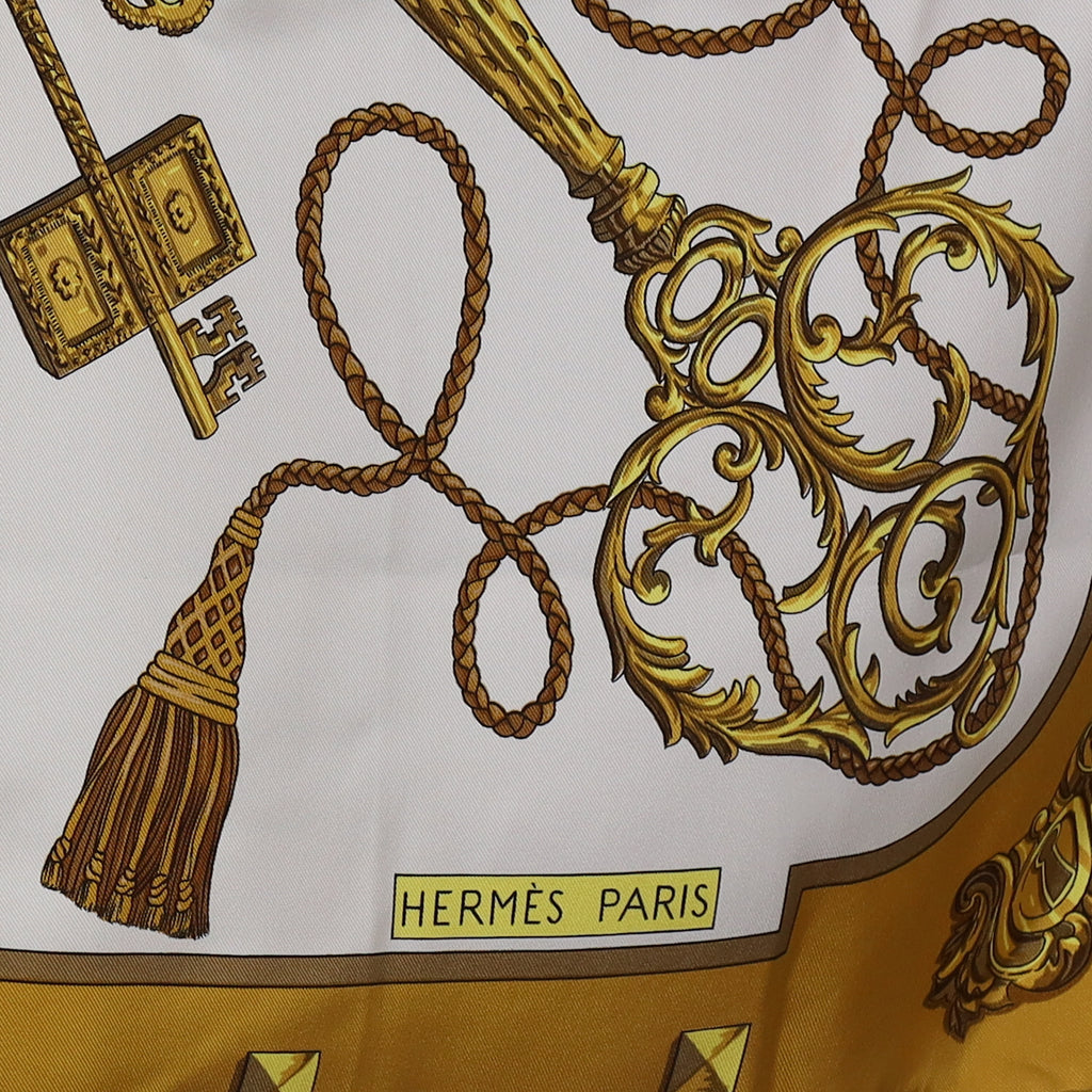 Hermès Les Clefs Silk Scarf