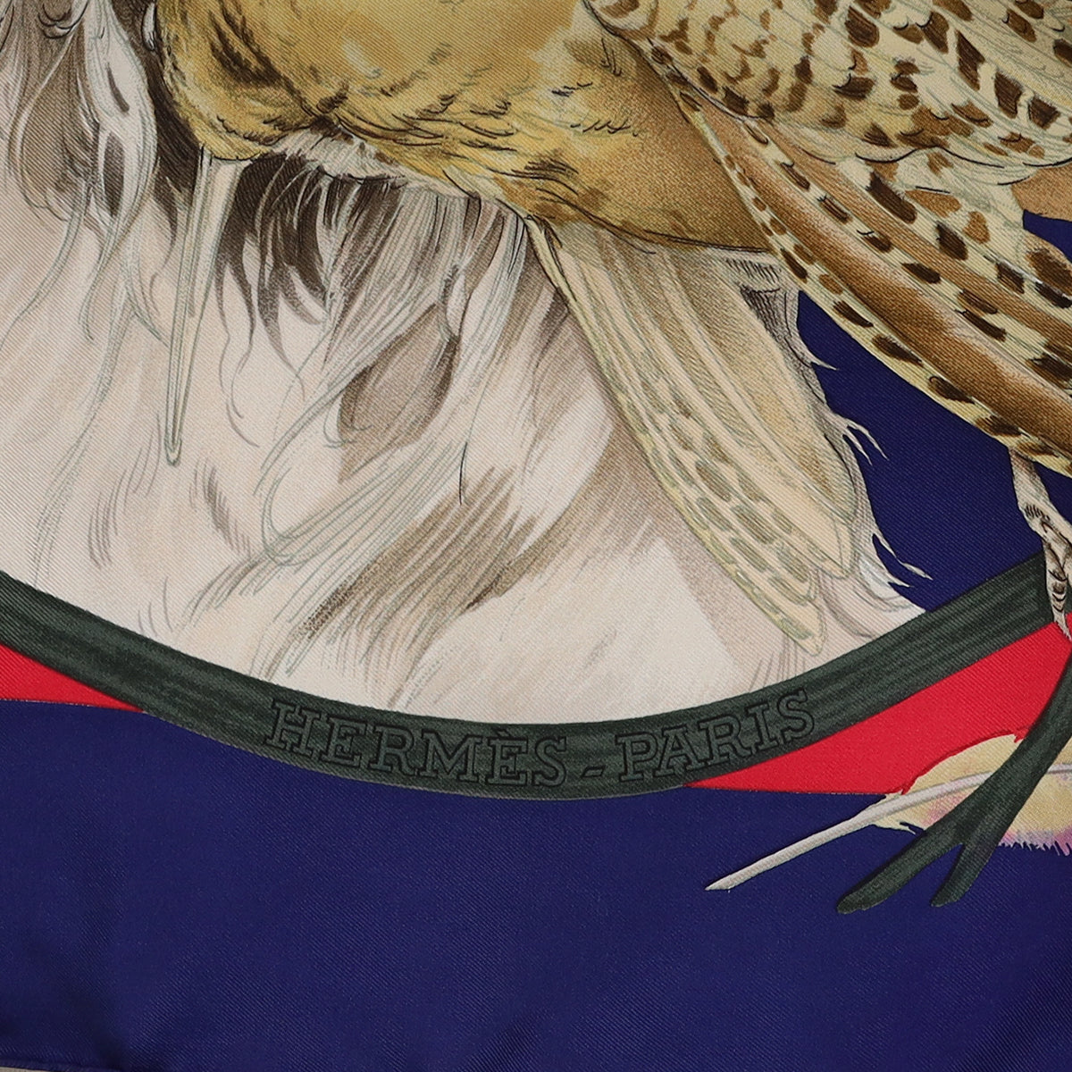 Hermès Chiens au Rapport Silk Scarf Quite Rare