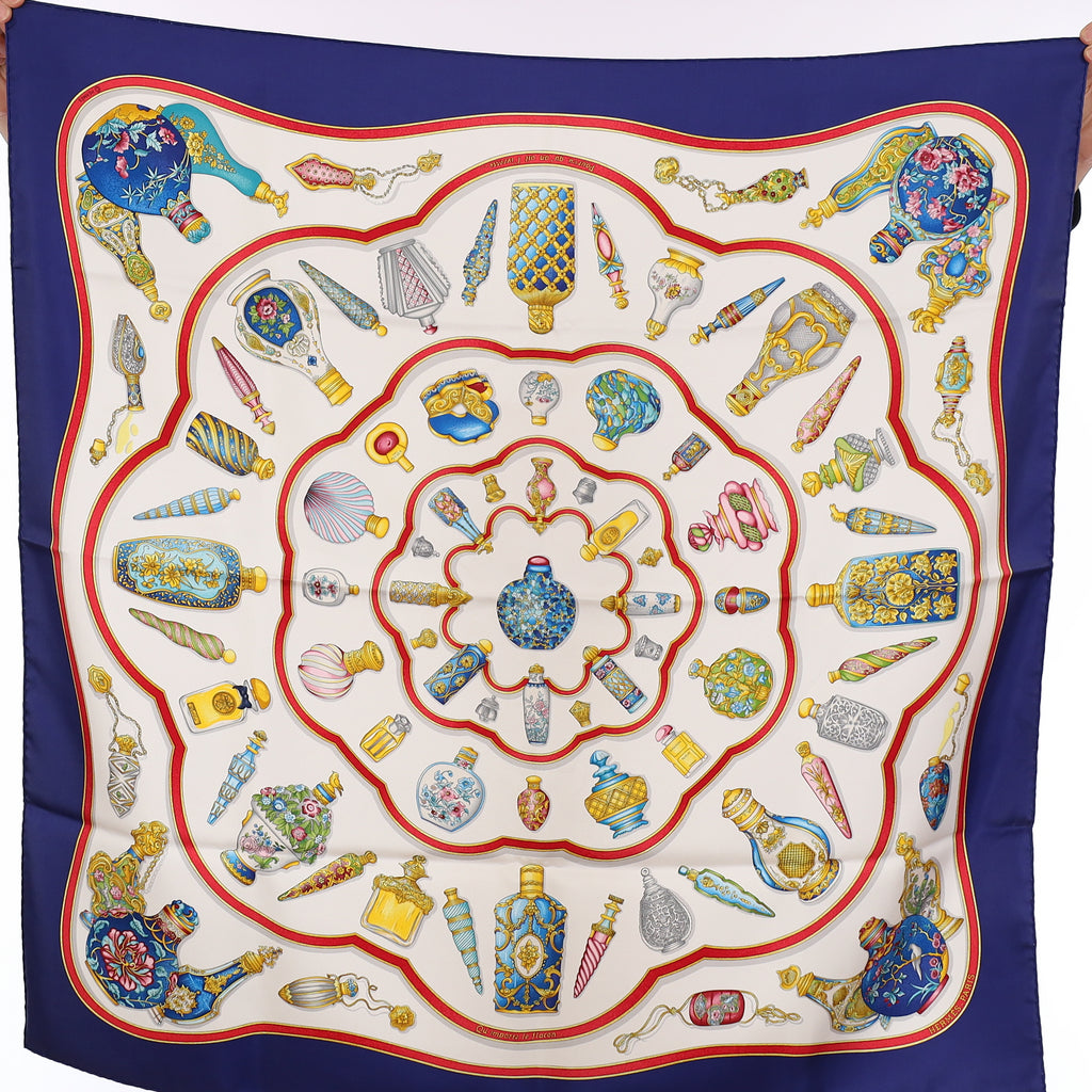 Brand New Boxed Hermès Qu Importe Le Flacon Silk Scarf