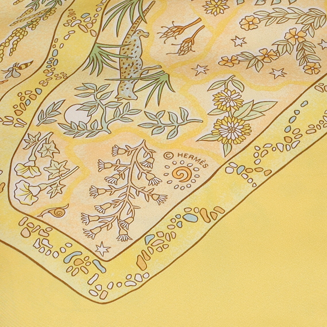 Pristine Hermès Chemins de Garrigue Silk Scarf