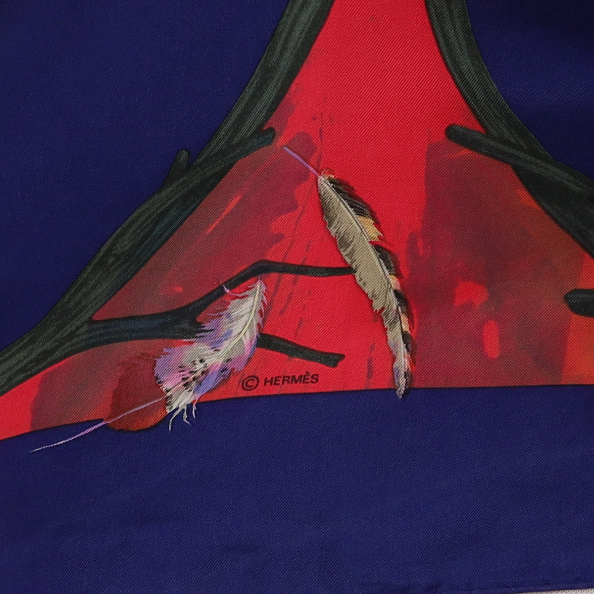 Hermès Chiens au Rapport Silk Scarf Quite Rare