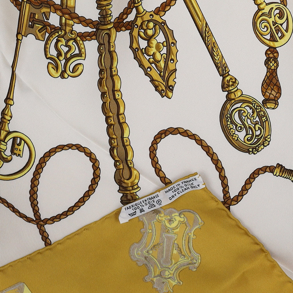 Hermès Les Clefs Silk Scarf