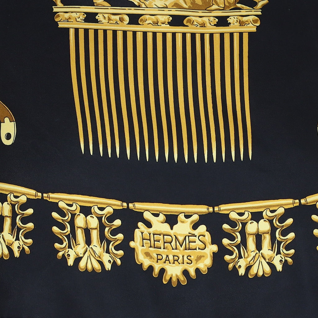 Hermès Les Cavaliers D'or Silk Scarf