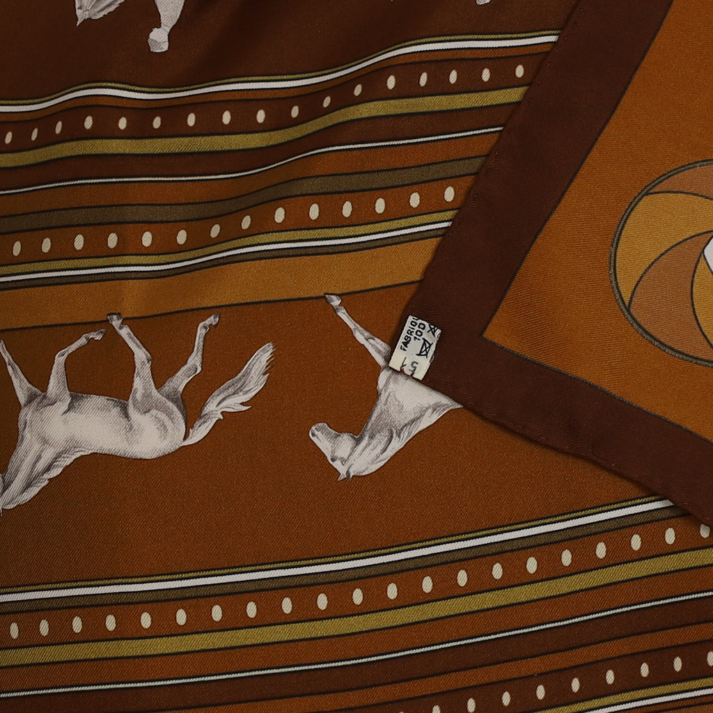 Sequences Hermès Silk Scarf Quite Rare
