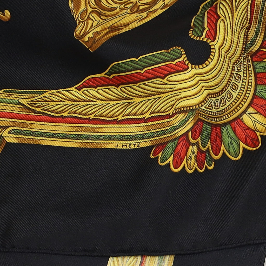 Pristine Hermès Les Parures du Vent Silk Scarf