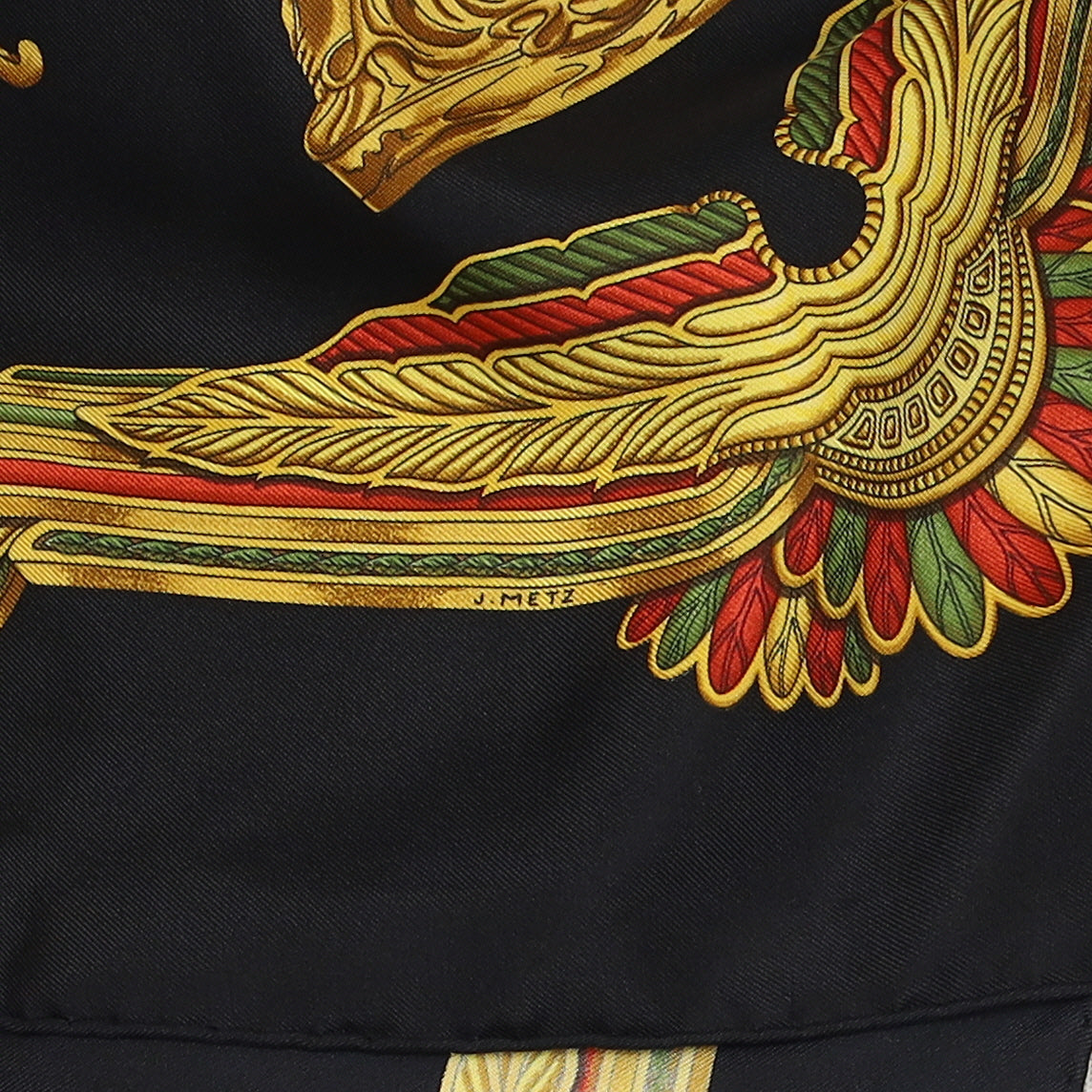 Pristine Hermès Les Parures du Vent Silk Scarf