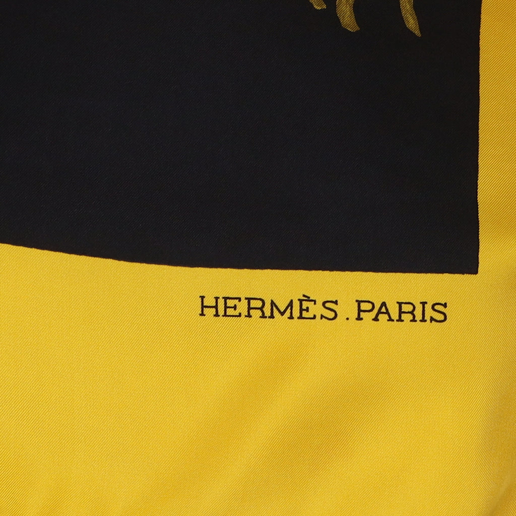Hermès Les Coqs Silk Scarf