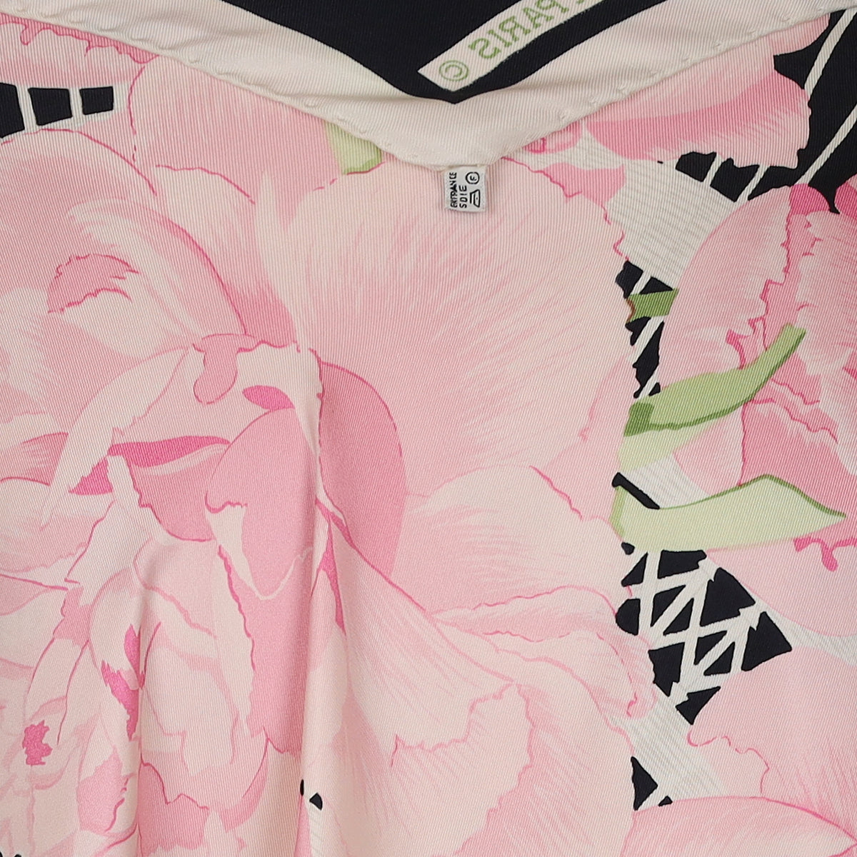Hermès Les Pivoines Silk Scarf