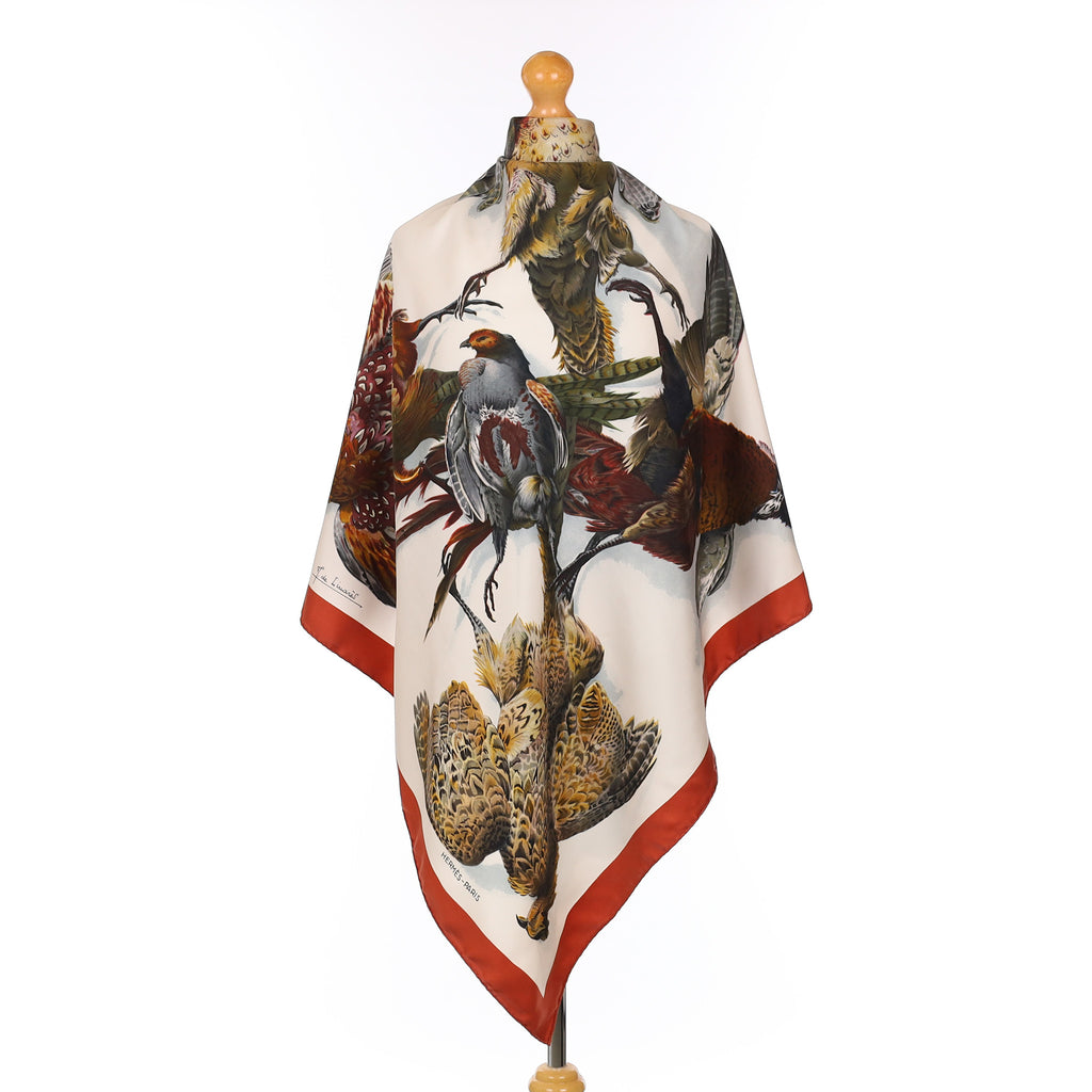 Hermès Belle Chasse Vintage Silk Scarf Quite Rare