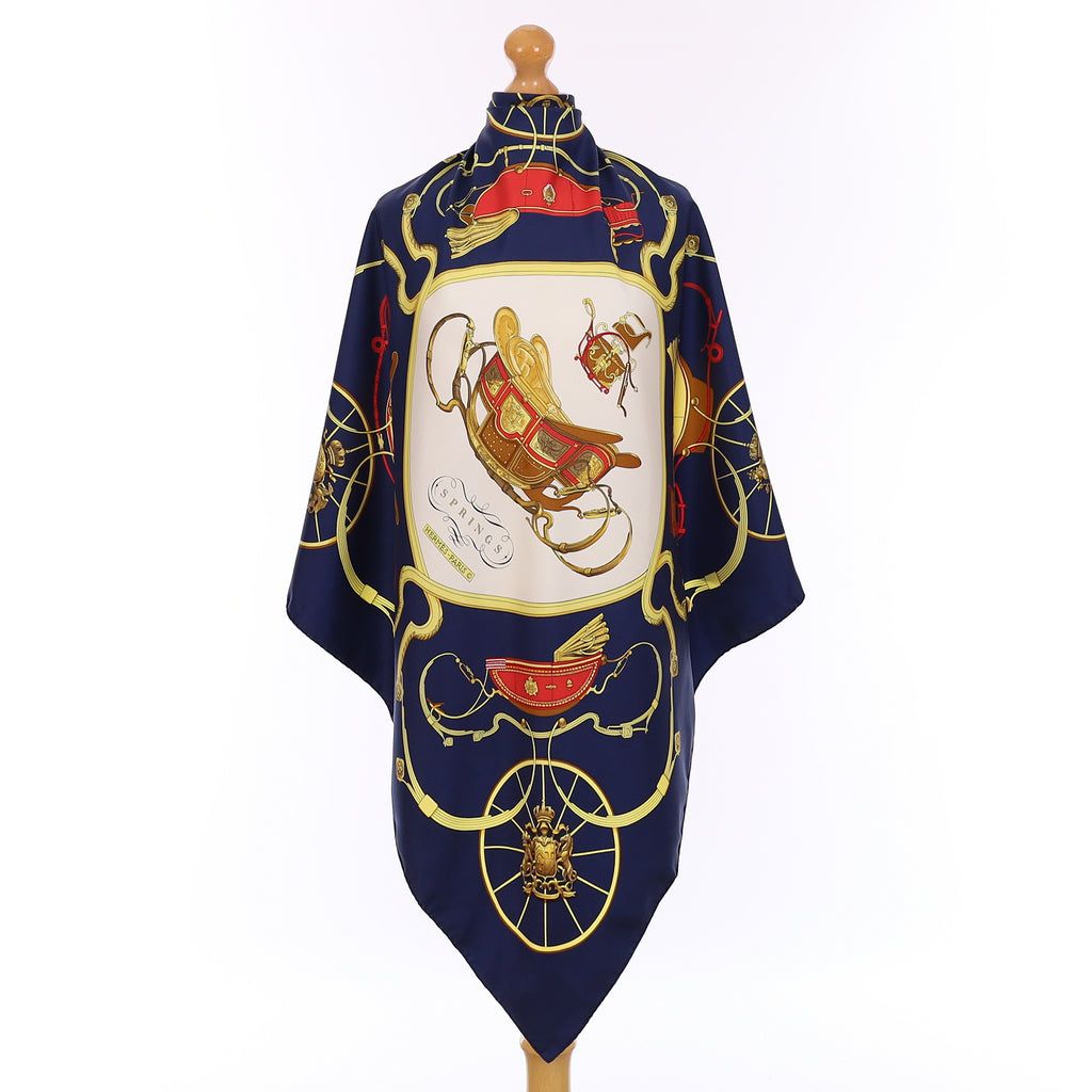 Springs Hermès Silk Scarf