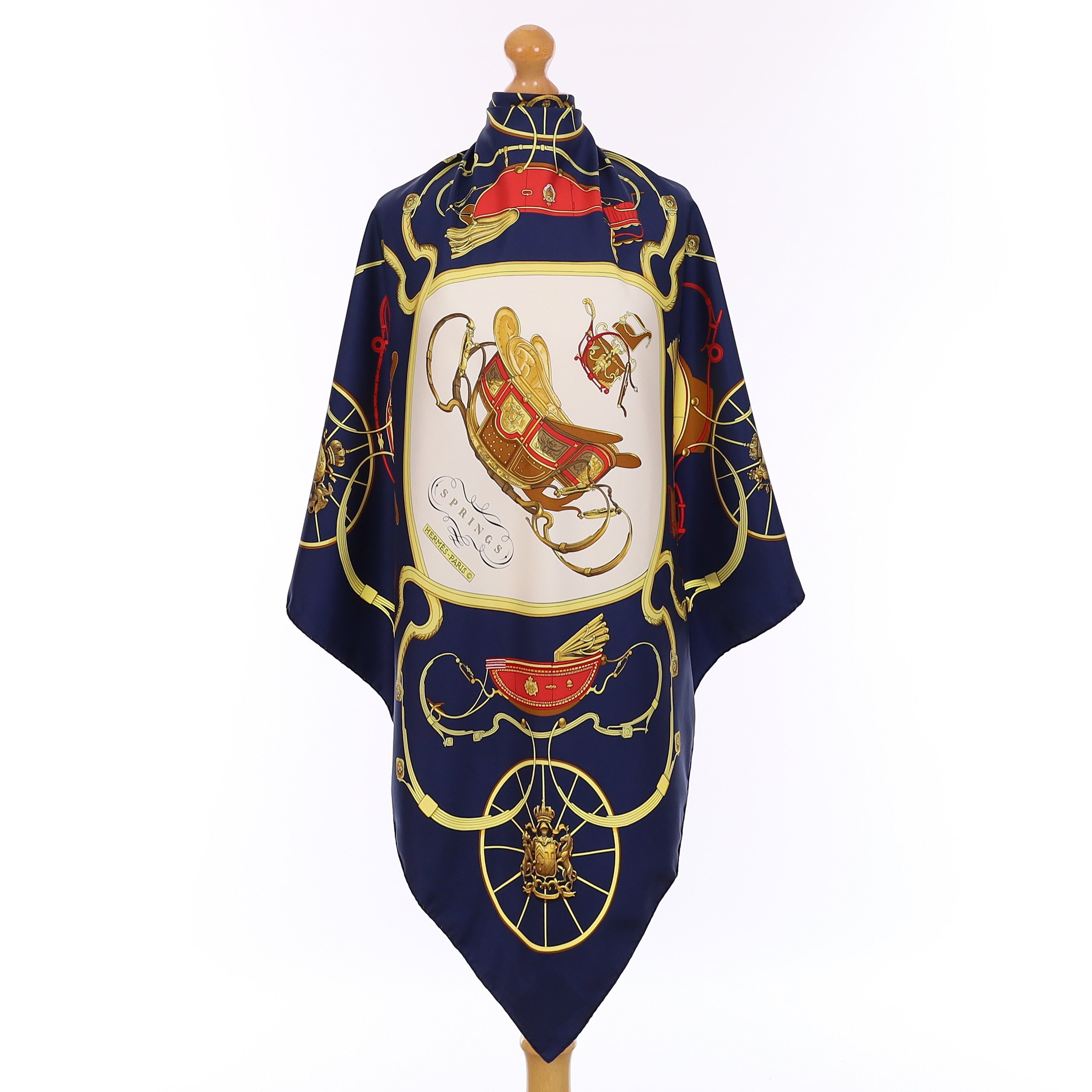 Springs Hermès Silk Scarf