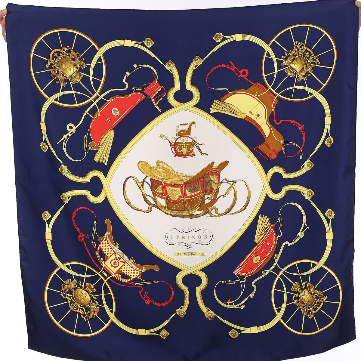 Springs Hermès Silk Scarf