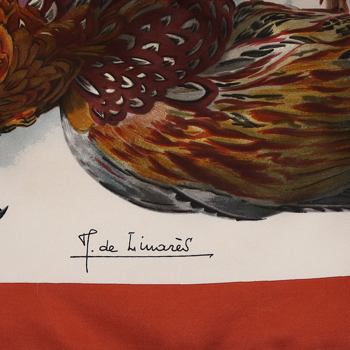 Hermès Belle Chasse Vintage Silk Scarf Quite Rare