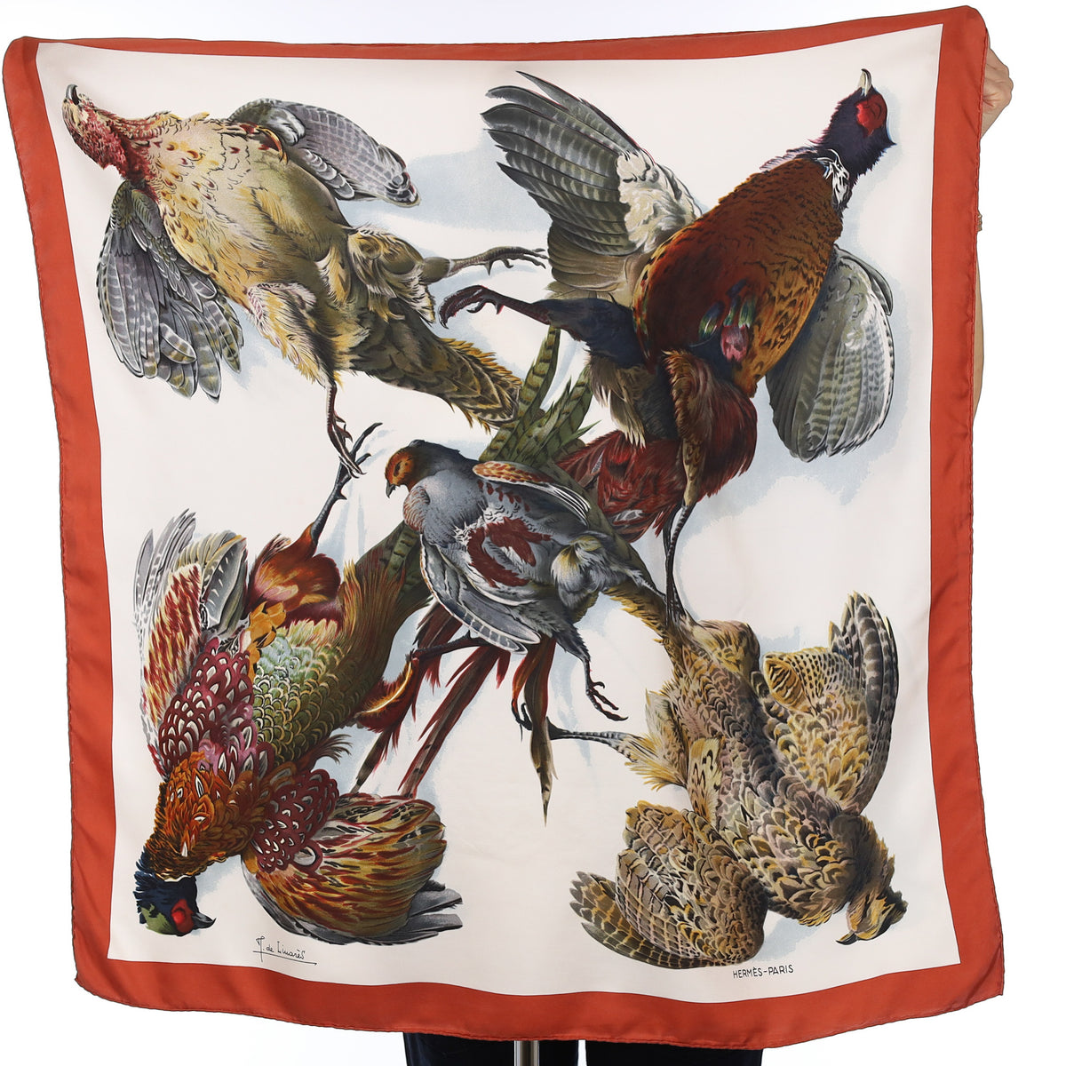 Hermès Belle Chasse Vintage Silk Scarf Quite Rare