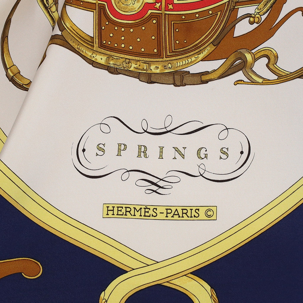 Springs Hermès Silk Scarf