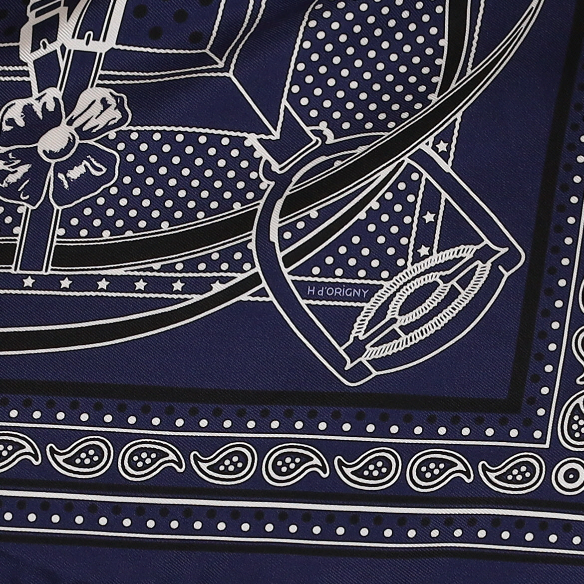 Pristine Hermès Grand Manège Silk Scarf 55