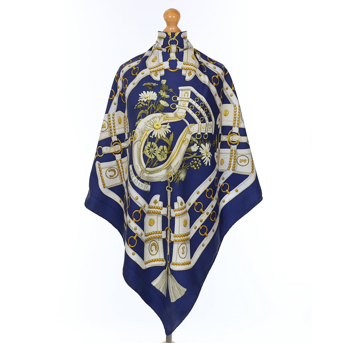 Hermès Aux Champs Silk Scarf