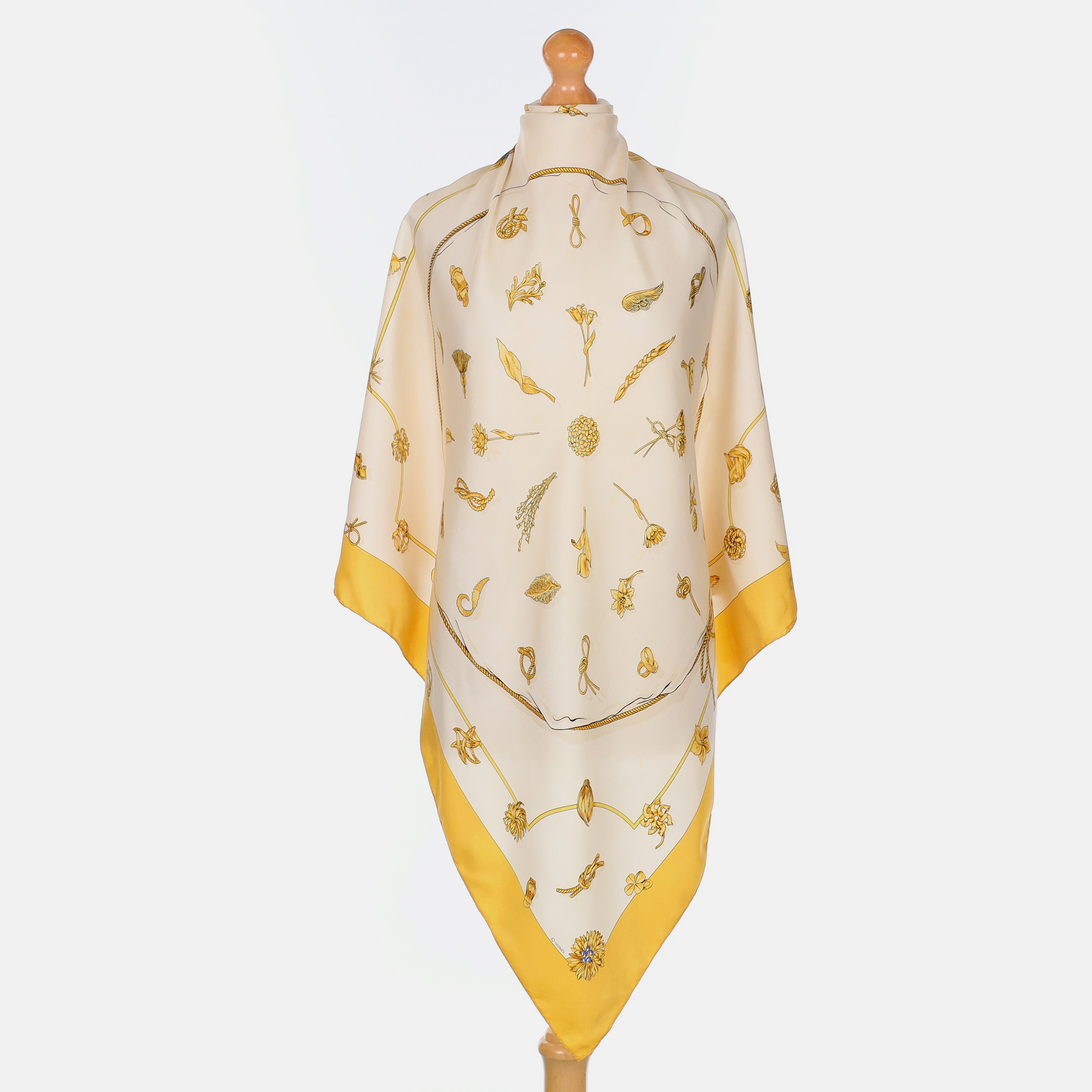 Hermès Clips Silk Scarf