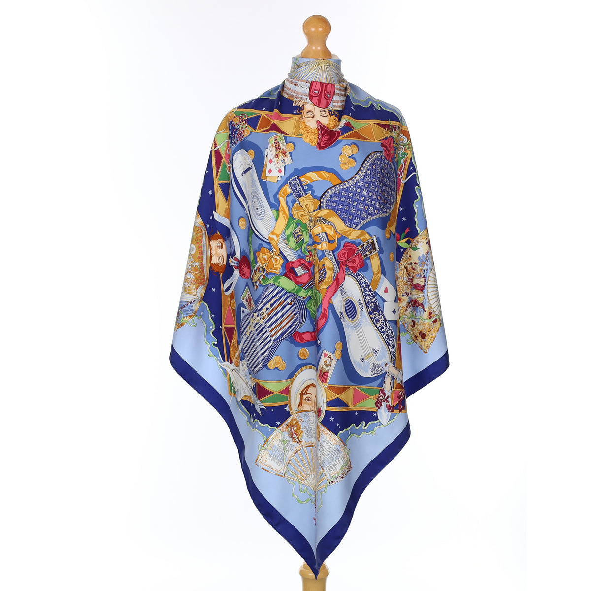 Hermès Au Clair de La Lune Silk Scarf
