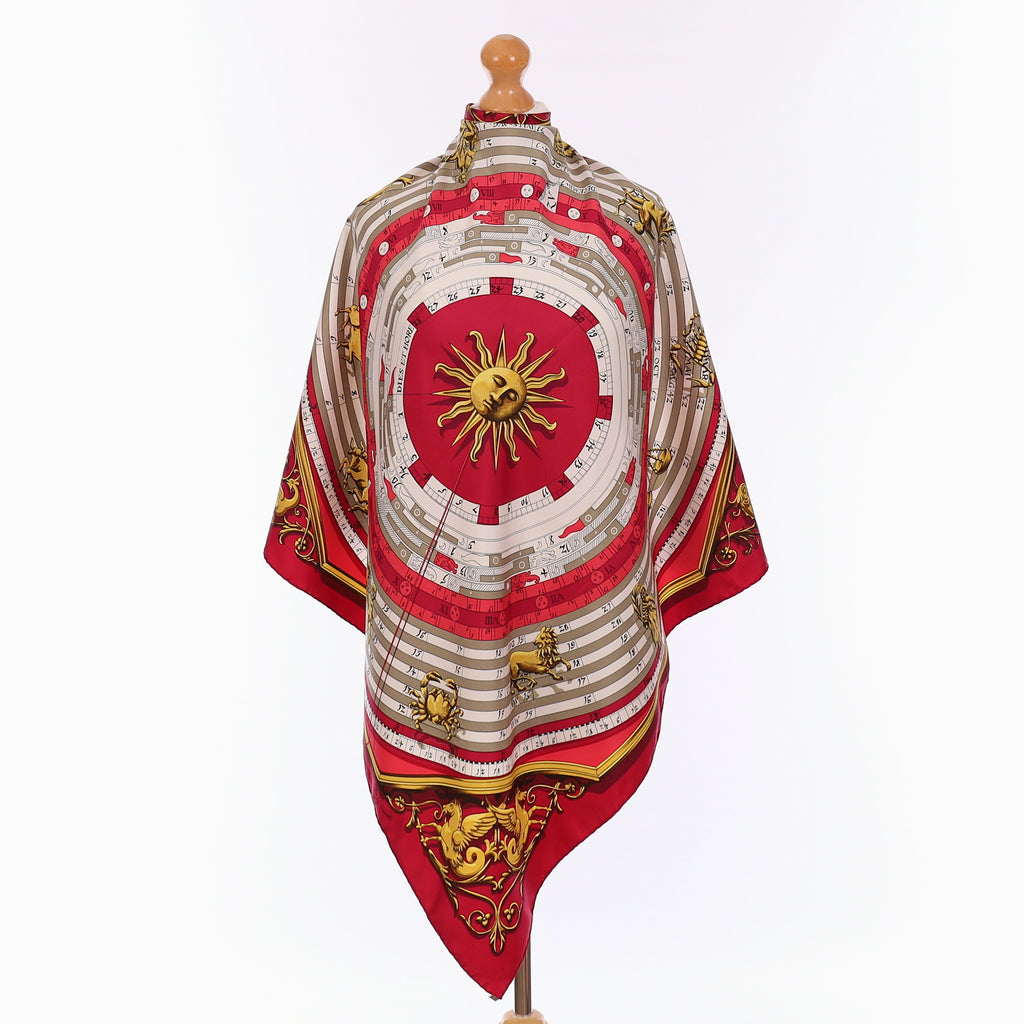 Hermès Dies et Hore Astrologie Silk Scarf