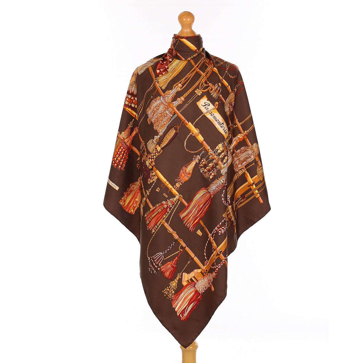Pristine Hermès Passementerie Vintage Silk Scarf