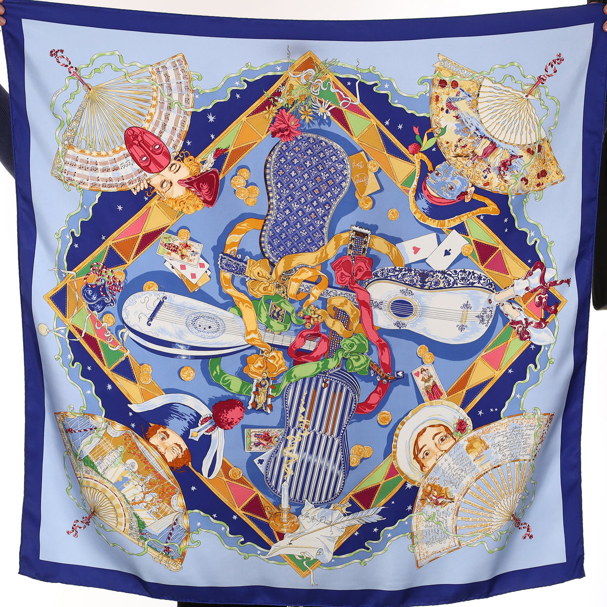 Hermès Au Clair de La Lune Silk Scarf