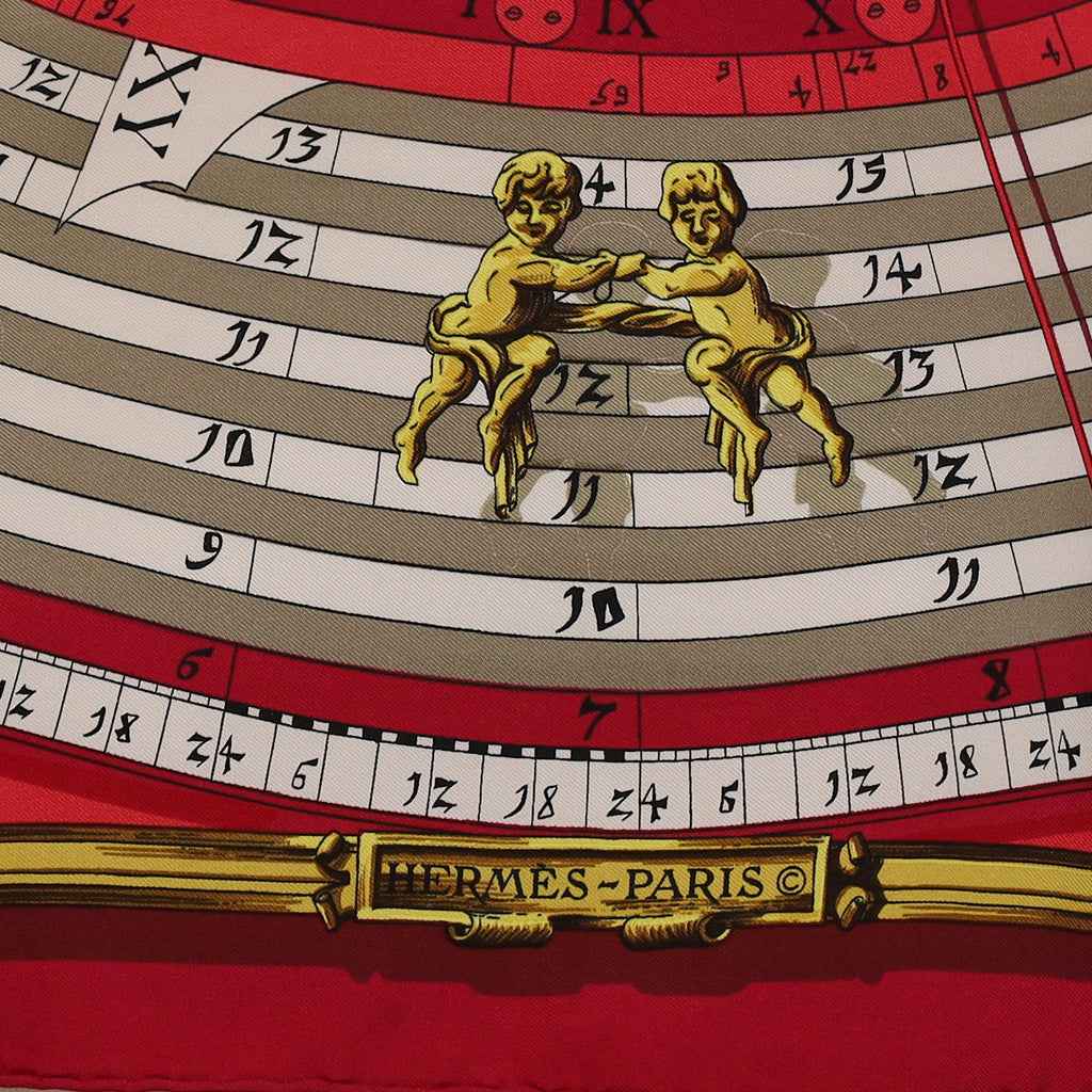 Hermès Dies et Hore Astrologie Silk Scarf